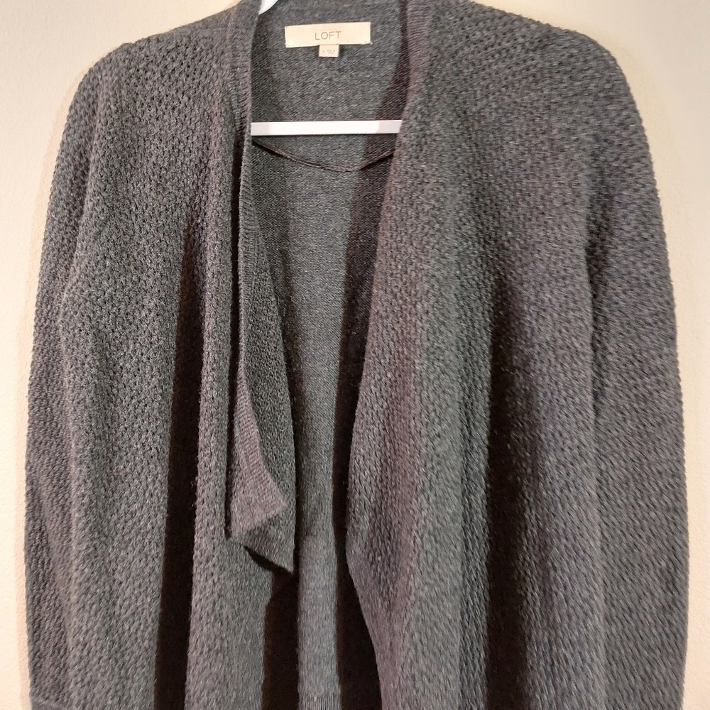 LOFT Ladies Long Sleeve Cardigan Sweater - Picture 2 of 4